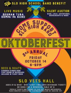 SLO High Band Octoberfest Fundraiser